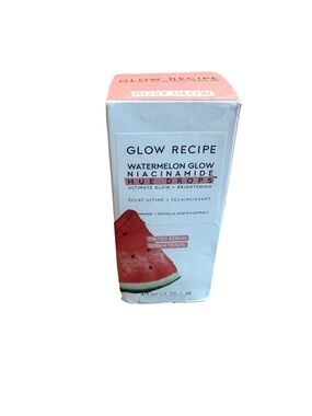 Glow Recipe Watermelon Face Niacinamide Hue Drops Tinted Serum 40 mL NEW NIB